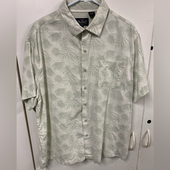 Vintage Nat Nast Luxury Originals Men’s 70% Silk 30% cotton Shirt Size XL - Picture 1 of 8